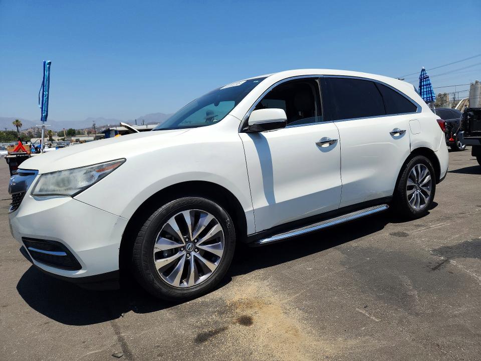 2014 Acura Mdx მანქანა იყიდება აუქციონზე, vin: 5FRYD3H66EB011934, აუქციონის ნომერი: 58068296