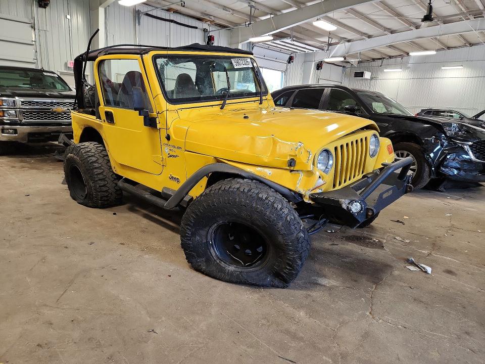 59072326 :رقم المزاد ، 1J4FA49S2YP786299 vin ، 2000 Jeep Wrangler / Tj مزاد بيع