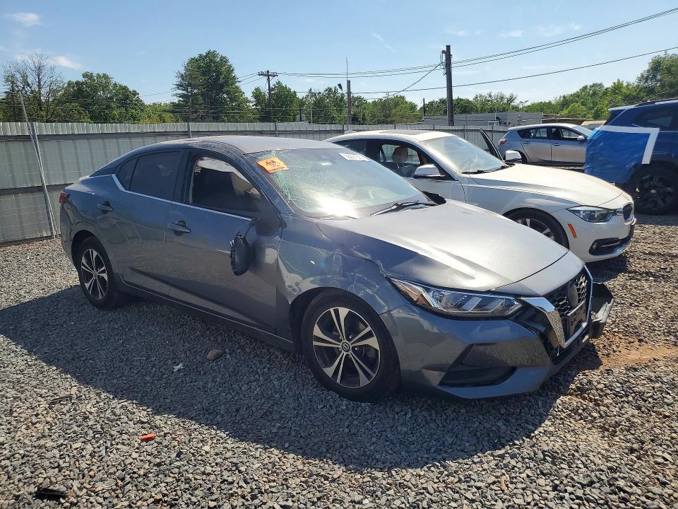 2022 Nissan Sentra მანქანა იყიდება აუქციონზე, vin: 3N1AB8CV0NY306622, აუქციონის ნომერი: 56291586