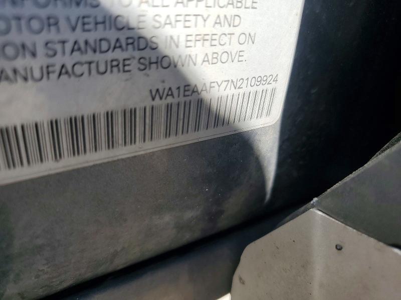 Aukcja sprzedaży 2022 Audi Q5, vin: WA1EAAFY7N2109924, numer aukcji: 57046976
