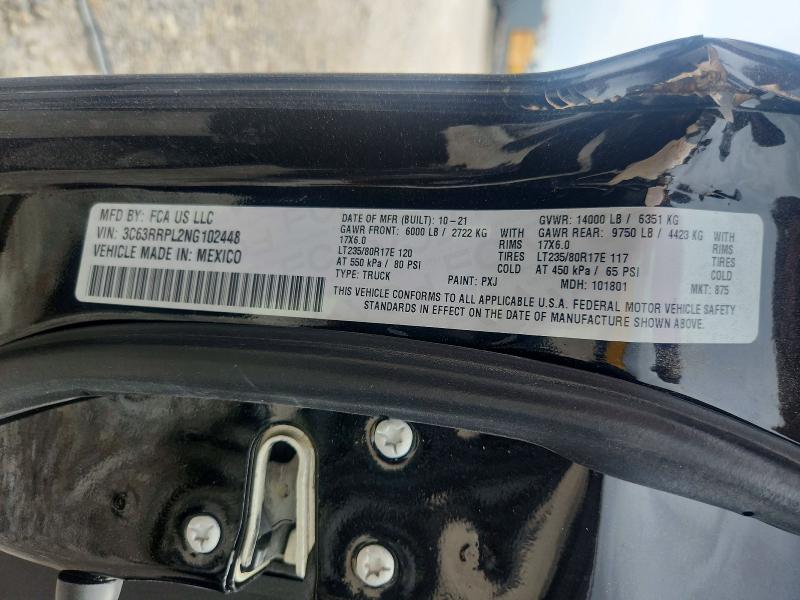 Продаж на аукціоні авто 2022 Ram 3500, vin: 3C63RRPL2NG102448, номер лоту: 56425236