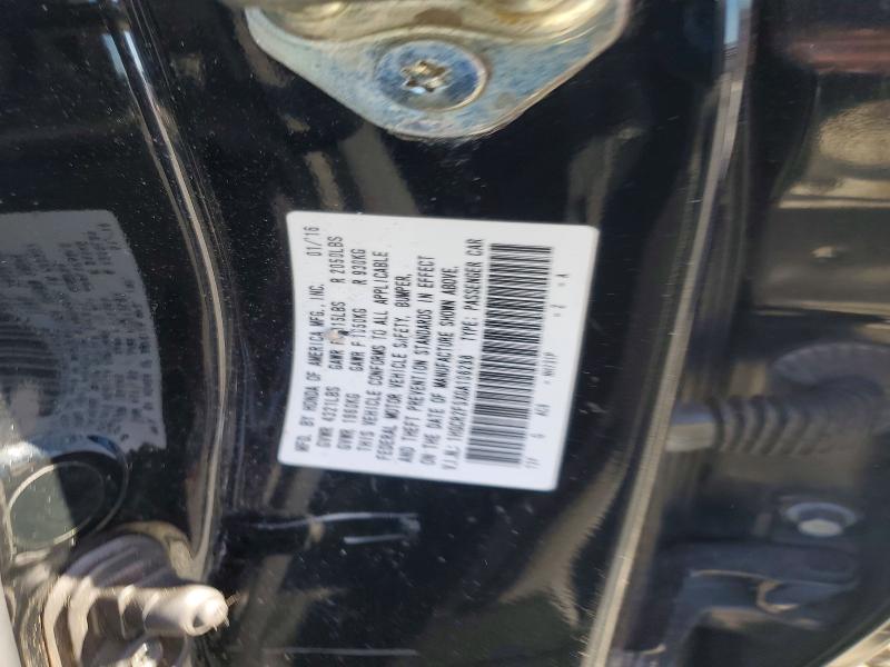 2016 Honda Accord მანქანა იყიდება აუქციონზე, vin: 1HGCR2F5XGA106298, აუქციონის ნომერი: 57000736