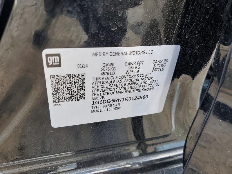 Aukcja sprzedaży 2024 Cadillac Ct4, vin: 1G6DG5RK1R0124986, numer aukcji: 57364766
