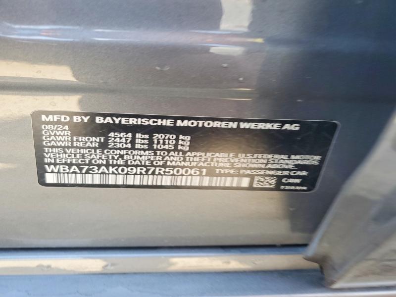 Продажа на аукционе авто 2024 Bmw 228xi, vin: WBA73AK09R7R50061, номер лота: 85975385