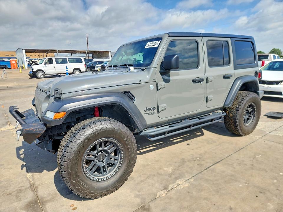 Продажа на аукционе авто 2020 Jeep Wrangler Unlimited, vin: 1C4HJXDG8LW338294, номер лота: 53171386