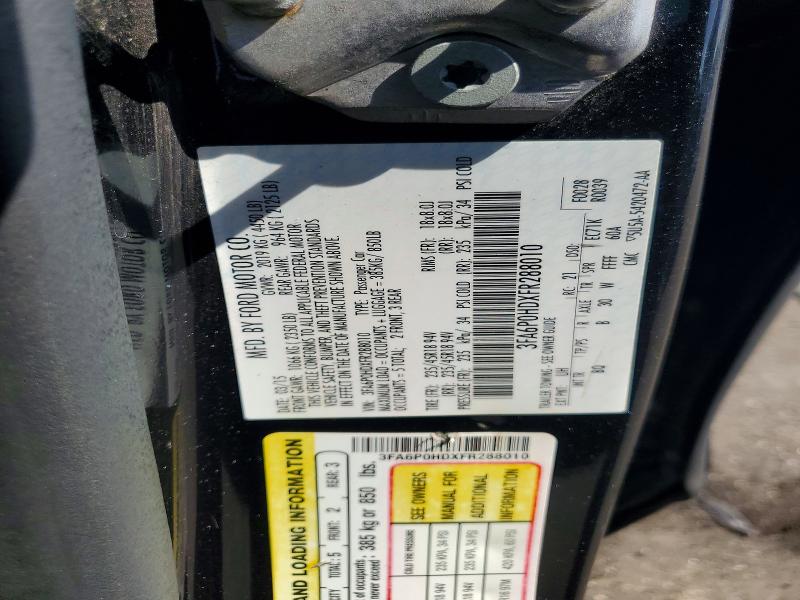 2015 Ford Fusion მანქანა იყიდება აუქციონზე, vin: 3FA6P0HDXFR288010, აუქციონის ნომერი: 56485336