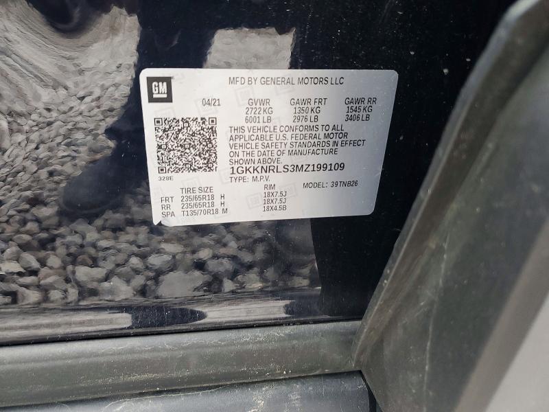 Продажа на аукционе авто 2021 Gmc Acadia, vin: 1GKKNRLS3MZ199109, номер лота: 56816576