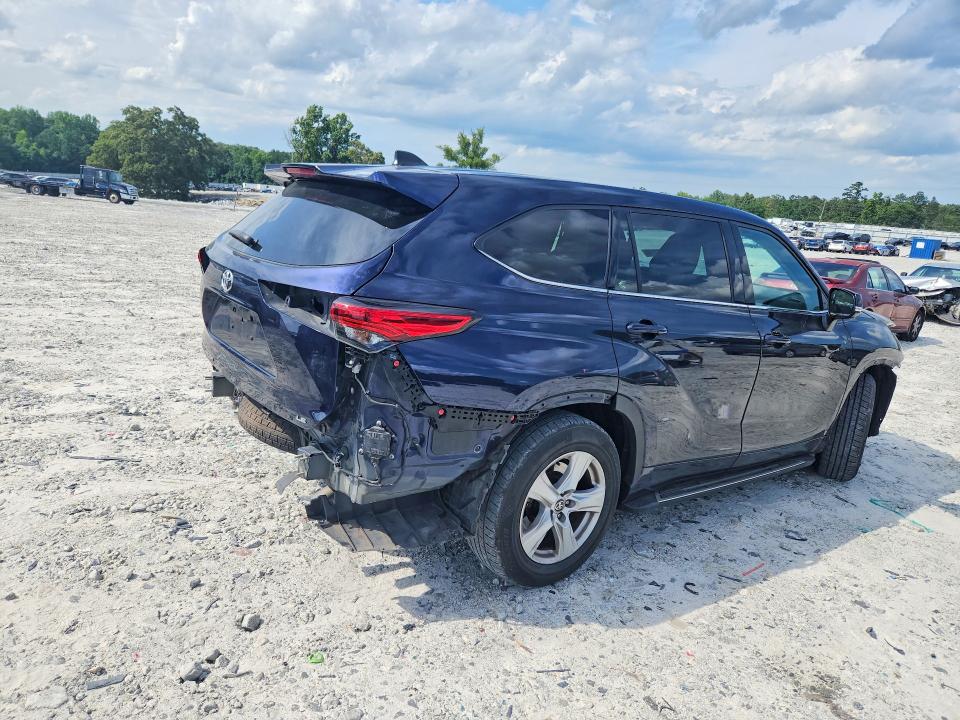 2022 Toyota Highlander მანქანა იყიდება აუქციონზე, vin: 5TDZZRAH4NS545256, აუქციონის ნომერი: 58575216
