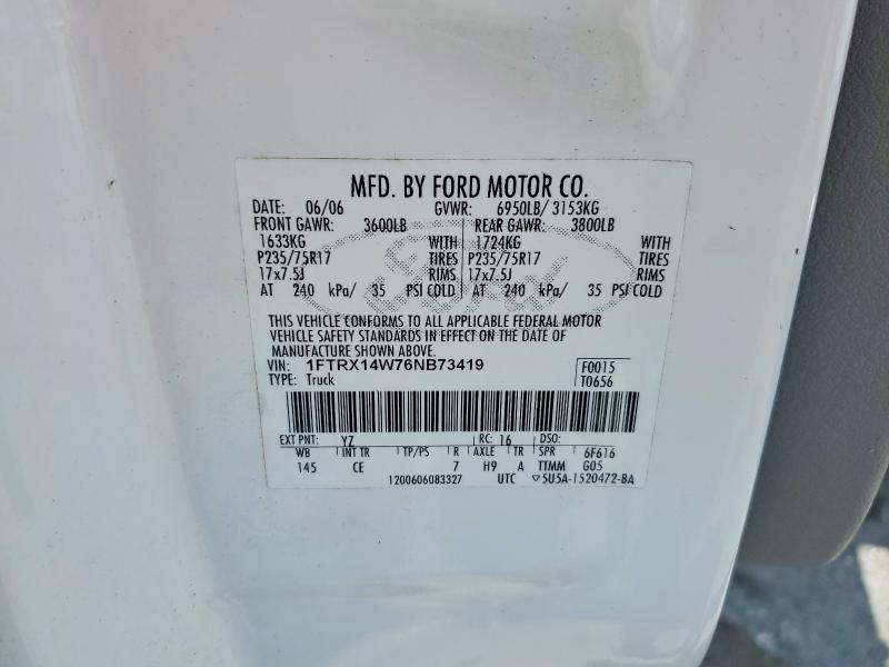 Продажа на аукционе авто 2006 Ford F150, vin: 1FTRX14W76NB73419, номер лота: 55819626