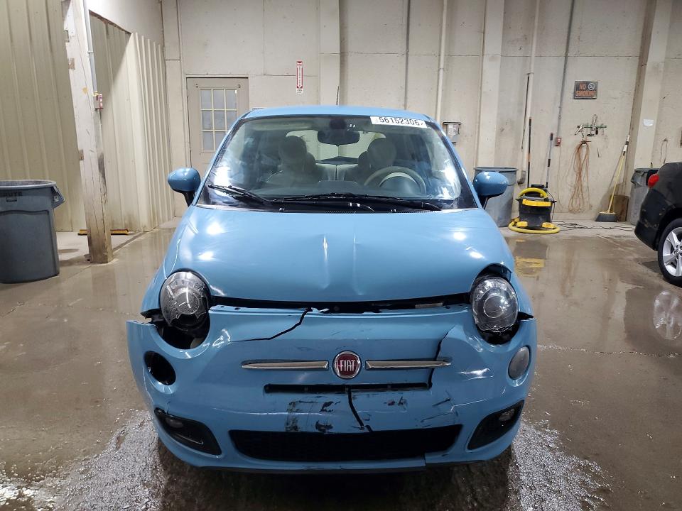 56152306 :رقم المزاد ، 3C3CFFKRXHT535723 vin ، 2017 Fiat 500 مزاد بيع