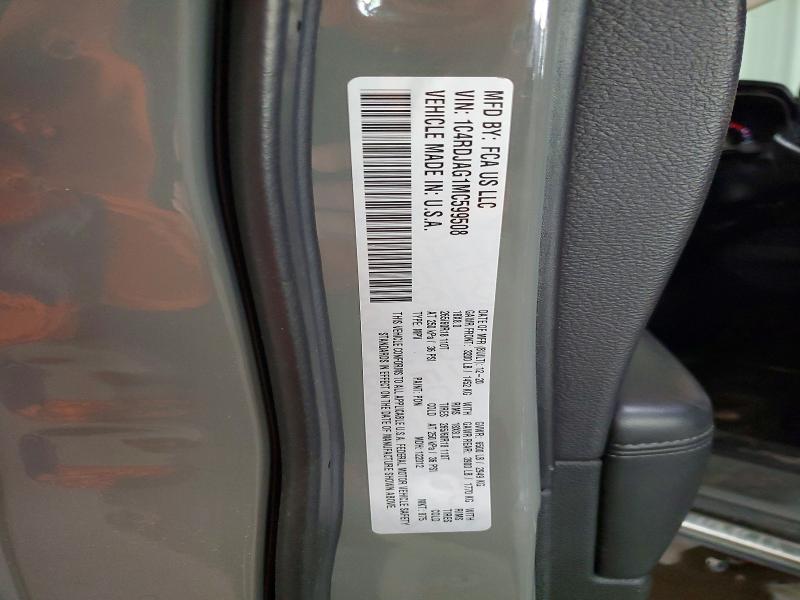55465896 :رقم المزاد ، 1C4RDJAG1MC599508 vin ، 2021 Dodge Durango مزاد بيع