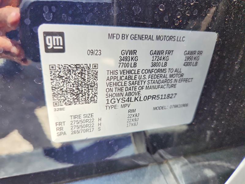 Aukcja sprzedaży 2023 Cadillac Escalade, vin: 1GYS4LKL0PR511827, numer aukcji: 56828886