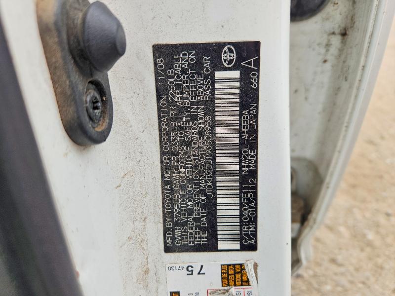 Продажа на аукционе авто 2009 Toyota Prius, vin: JTDKB20U193508958, номер лота: 57067286