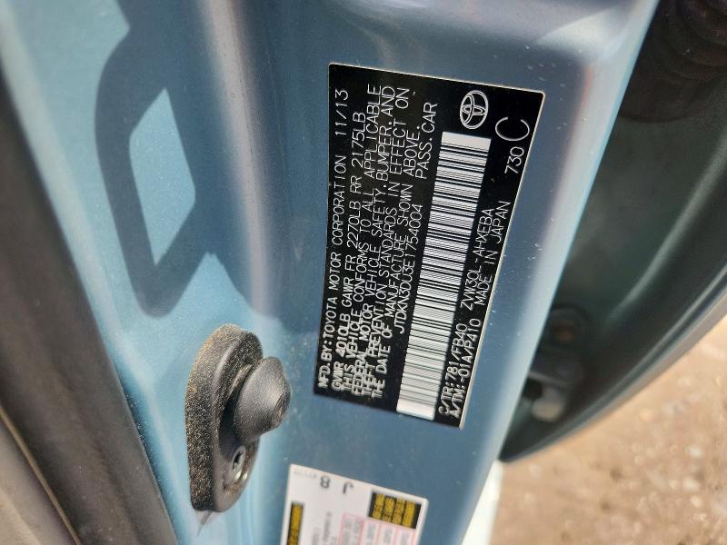 Aukcja sprzedaży 2014 Toyota Prius, vin: JTDKN3DU3E1754004, numer aukcji: 57434446