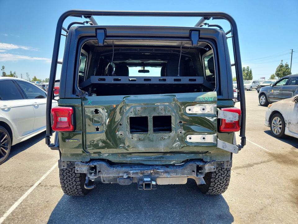 55201316 :رقم المزاد ، 1C4HJXDM5MW541540 vin ، 2021 Jeep Wrangler Unlimited مزاد بيع