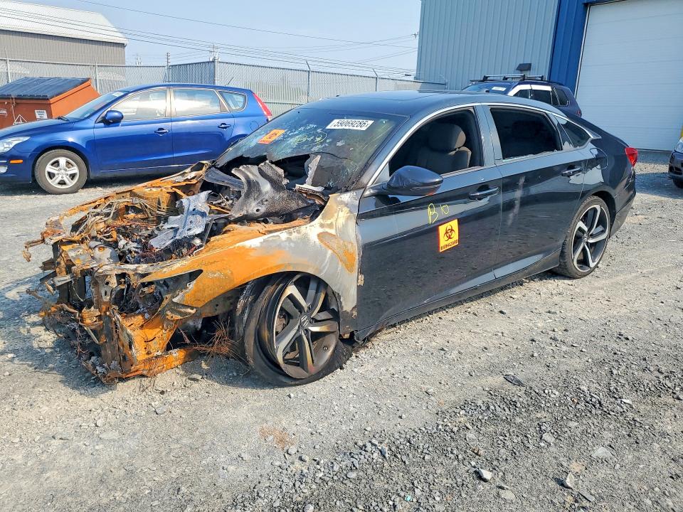 2022 Honda Accord მანქანა იყიდება აუქციონზე, vin: 1HGCV1F35NA801970, აუქციონის ნომერი: 59069286