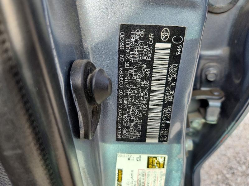 2021 Toyota Corolla მანქანა იყიდება აუქციონზე, vin: JTDS4MCE2MJ061944, აუქციონის ნომერი: 59009136