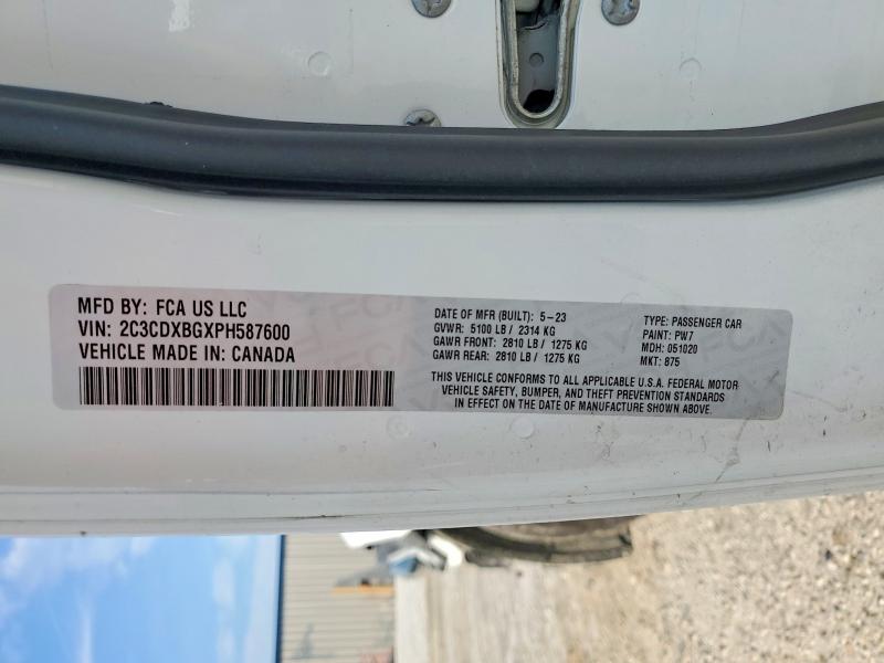 Продажа на аукционе авто 2023 Dodge Charger, vin: 2C3CDXBGXPH587600, номер лота: 56796486