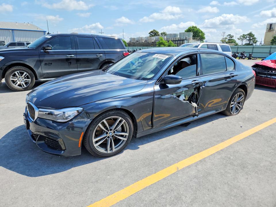 56196666 :رقم المزاد ، WBA7E4C59KGV28271 vin ، 2019 Bmw 740 مزاد بيع