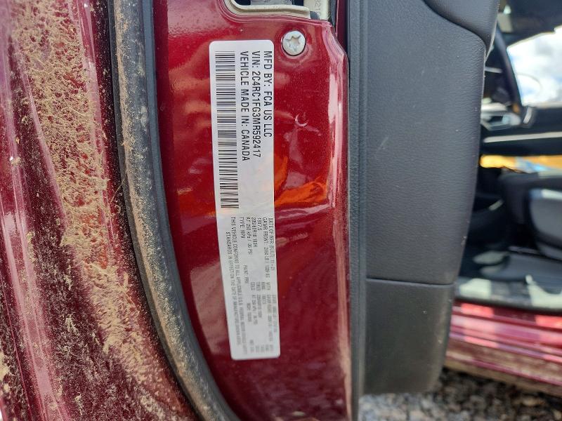 Aukcja sprzedaży 2021 Chrysler Pacifica, vin: 2C4RC1FG3MR592417, numer aukcji: 57546886