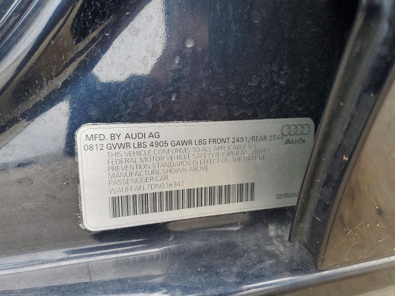 Продажа на аукционе авто 2013 Audi A4, vin: WAUFFAFL7DN018341, номер лота: 59355366