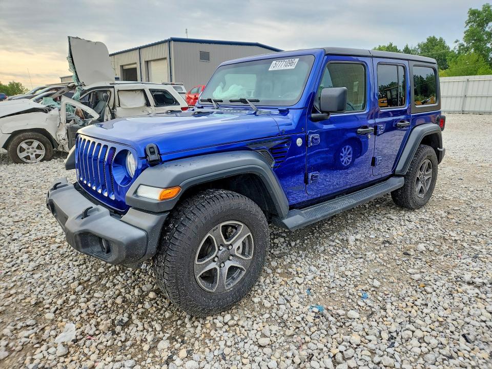 57771096 :رقم المزاد ، 1C4HJXDG6JW221505 vin ، 2018 Jeep Wrangler Unlimited مزاد بيع