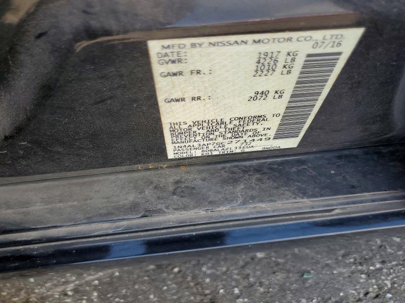Aukcja sprzedaży 2016 Nissan Altima, vin: 1N4AL3AP7GC271449, numer aukcji: 57699586