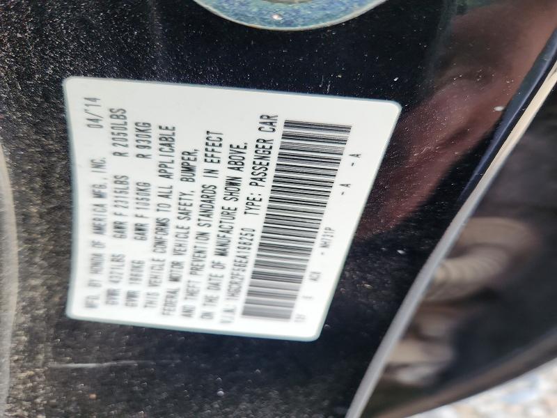Продаж на аукціоні авто 2014 Honda Accord, vin: 1HGCR2F56EA198250, номер лоту: 59109576