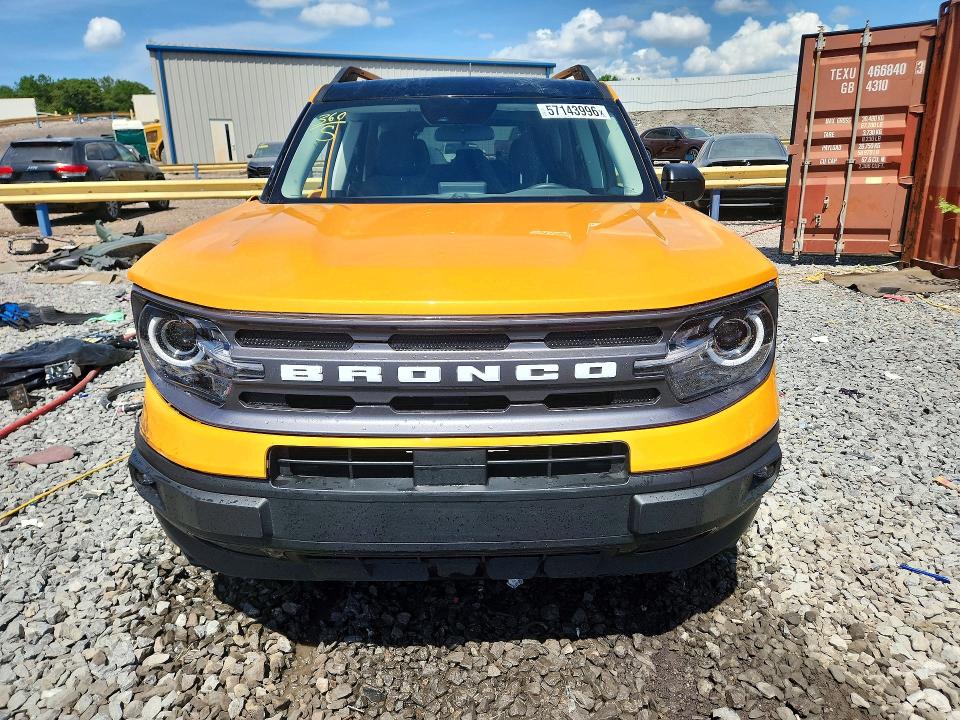 Продажа на аукционе авто 2022 Ford Bronco Sport, vin: 3FMCR9B67NRD59020, номер лота: 57143996