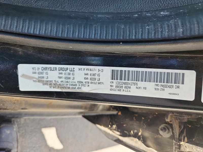 Продаж на аукціоні авто 2014 Dodge Avenger, vin: 1C3CDZAB5EN127976, номер лоту: 55846436