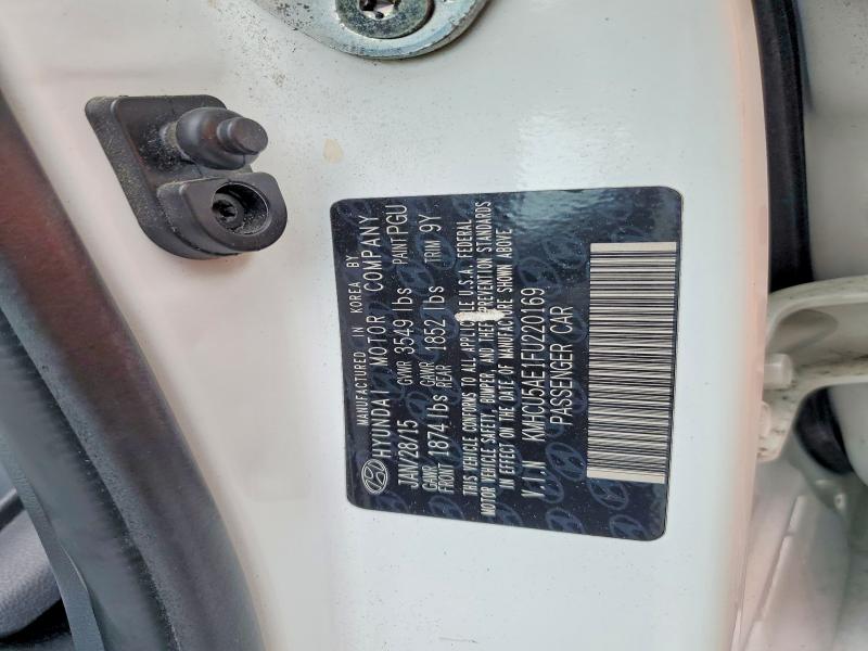 2015 Hyundai Accent მანქანა იყიდება აუქციონზე, vin: KMHCU5AE1FU220169, აუქციონის ნომერი: 57693876