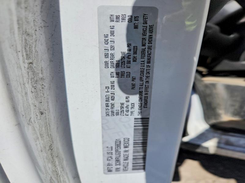 56026716 :رقم المزاد ، 3C6MRVJG0PE566331 vin ، 2023 Ram Promaster 3500 مزاد بيع