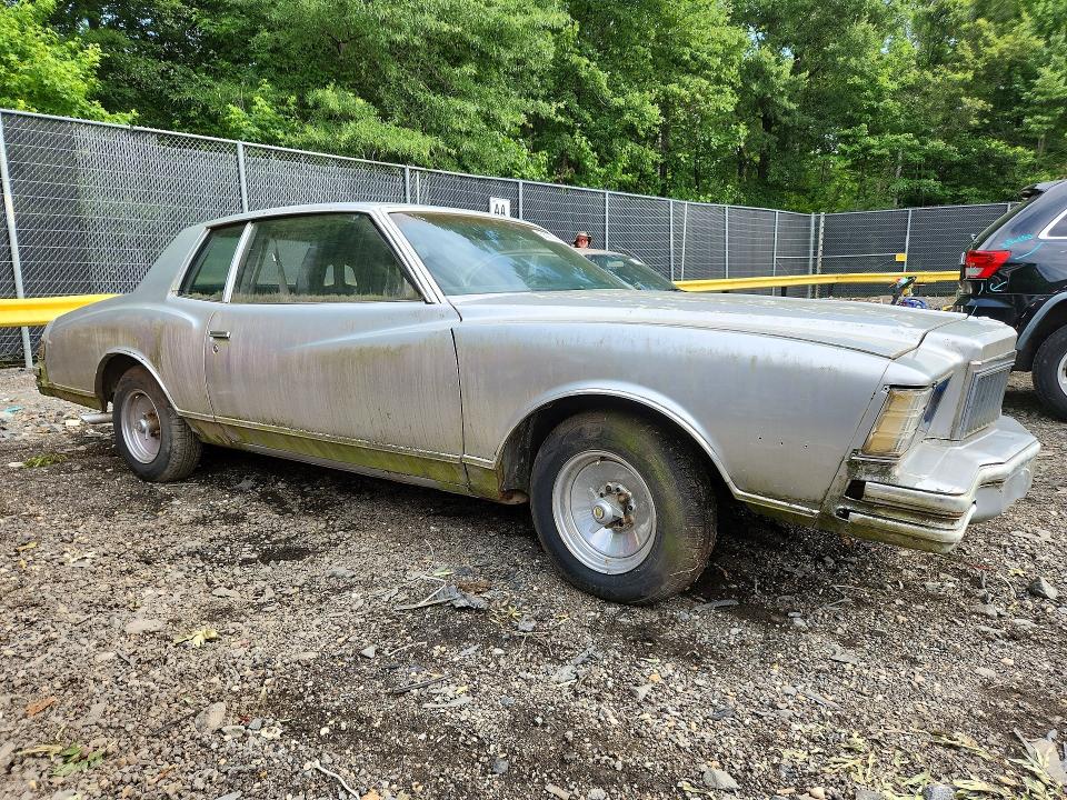 58922286 :رقم المزاد ، 1Z37J9B515761 vin ، 1979 Chevrolet Monte Carlo مزاد بيع