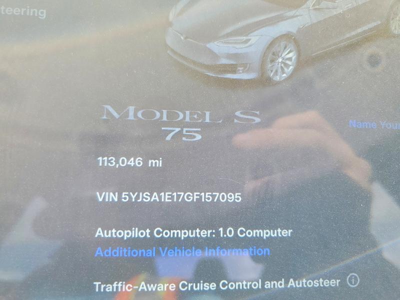 2016 Tesla Model S მანქანა იყიდება აუქციონზე, vin: 5YJSA1E17GF157095, აუქციონის ნომერი: 54997546