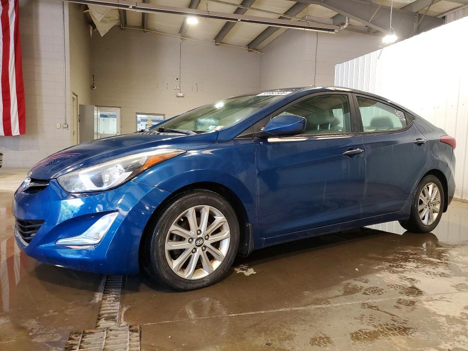 Продажа на аукционе авто 2015 Hyundai Elantra, vin: KMHDH4AEXFU251648, номер лота: 55962506
