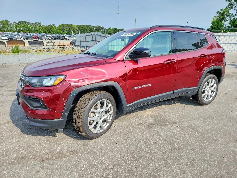 56627656 :رقم المزاد ، 3C4NJDFB6NT207473 vin ، 2022 Jeep Compass مزاد بيع