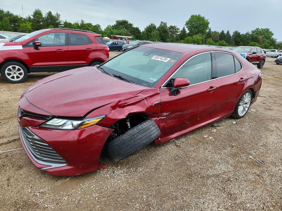 Auction sale of the 2018 Toyota Camry Hybrid, vin: 4T1B21HK6JU505741, lot number: 58574226