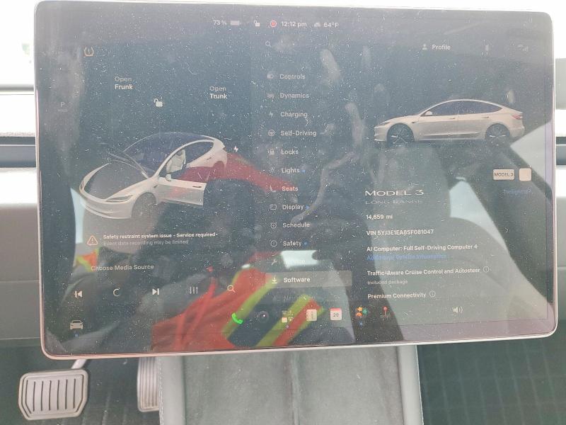 Продажа на аукционе авто 2025 Tesla Model 3, vin: 5YJ3E1EA8SF081047, номер лота: 59036996