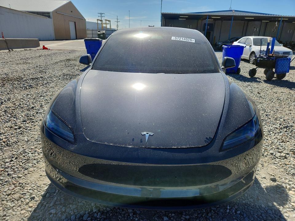 2025 Tesla Model 3 მანქანა იყიდება აუქციონზე, vin: 5YJ3E1EB3SF051219, აუქციონის ნომერი: 57214526