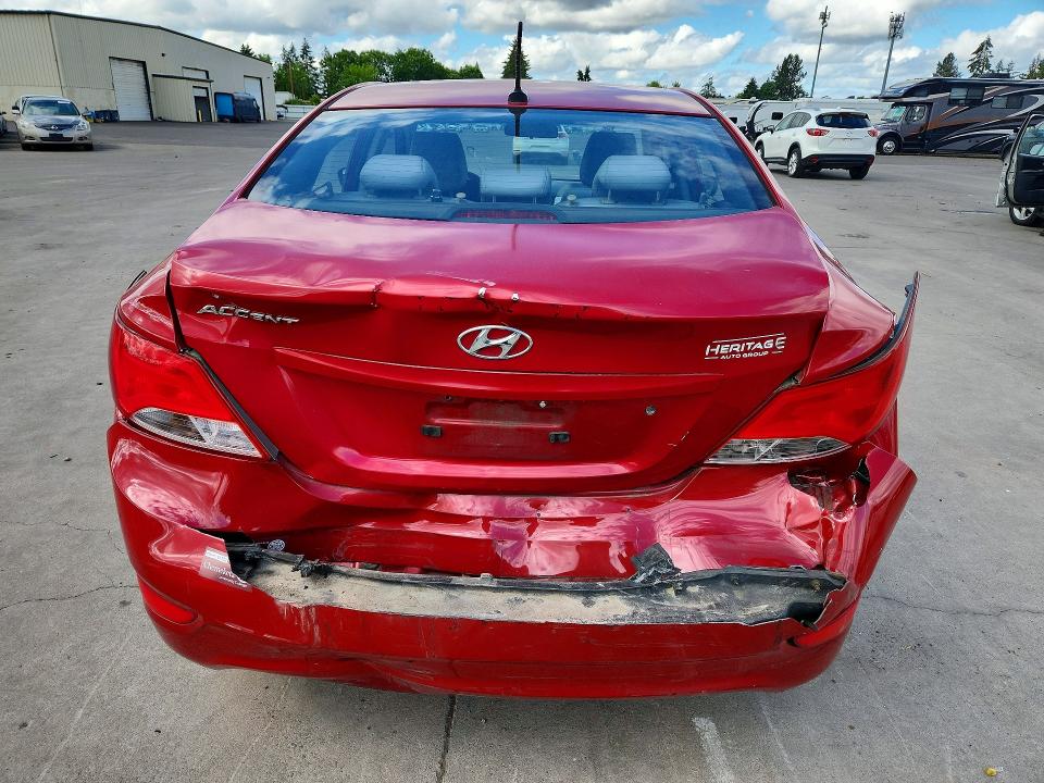 56100166 :رقم المزاد ، KMHCT4AEXFU825384 vin ، 2015 Hyundai Accent مزاد بيع