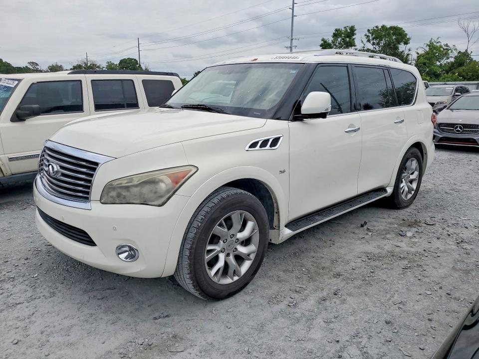 55969846 :رقم المزاد ، JN8AZ2ND5E9750549 vin ، 2014 Infiniti Qx80 مزاد بيع