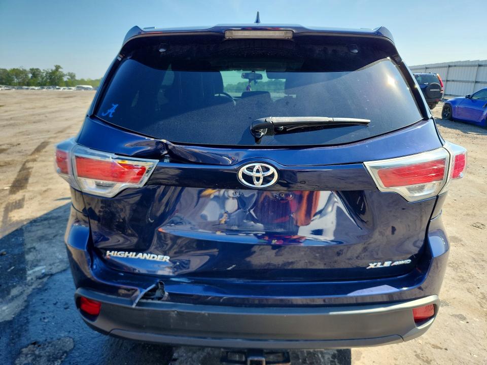 2016 Toyota Highlander მანქანა იყიდება აუქციონზე, vin: 5TDJKRFH9GS300014, აუქციონის ნომერი: 59249976