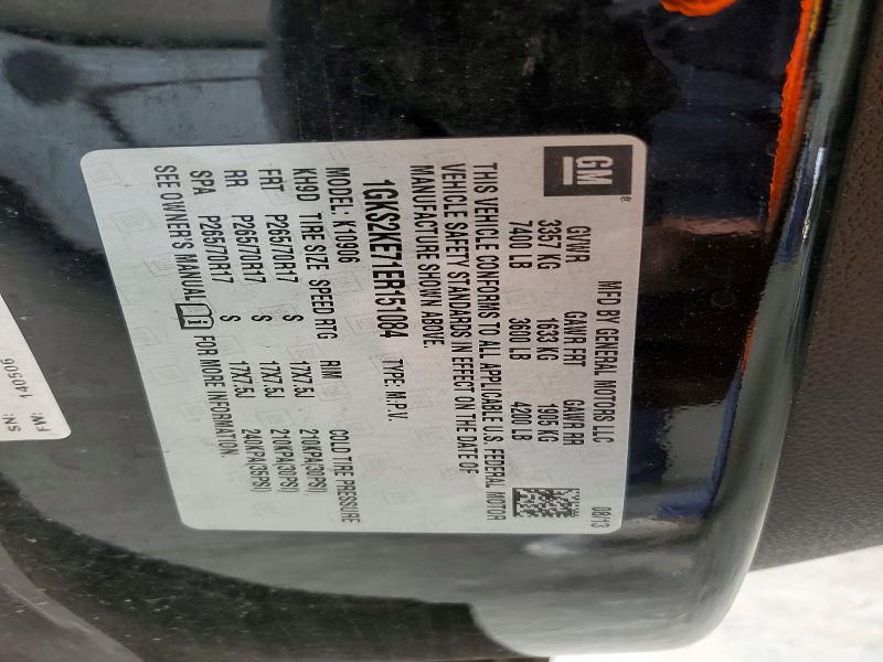Продажа на аукционе авто 2014 Gmc Yukon Xl, vin: 1GKS2KE71ER151084, номер лота: 58141256