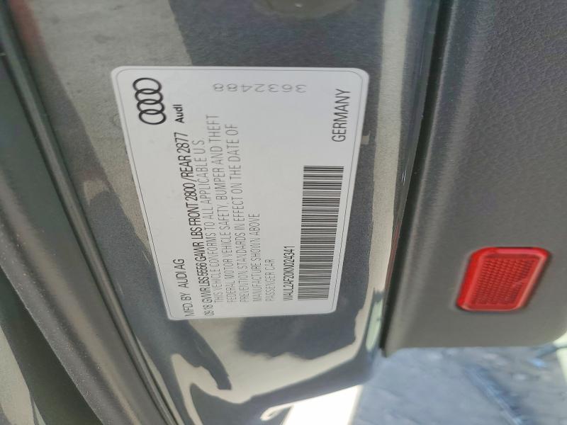 57311456 :رقم المزاد ، WAUL2AF20KN024341 vin ، 2019 Audi A6 مزاد بيع