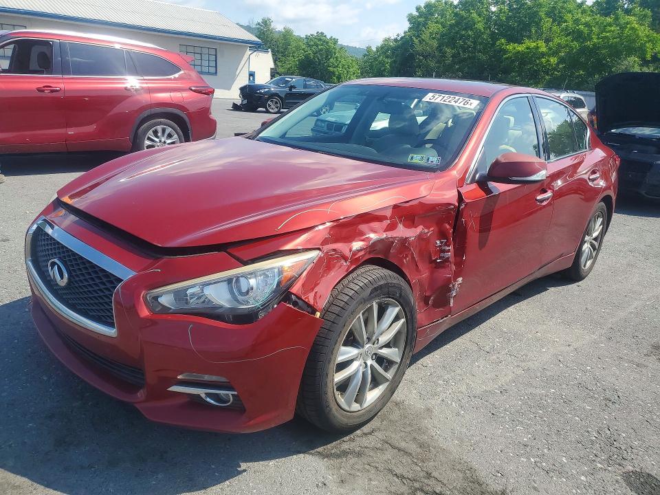 Aukcja sprzedaży 2014 Infiniti Q50, vin: JN1BV7AR6EM682756, numer aukcji: 57122476