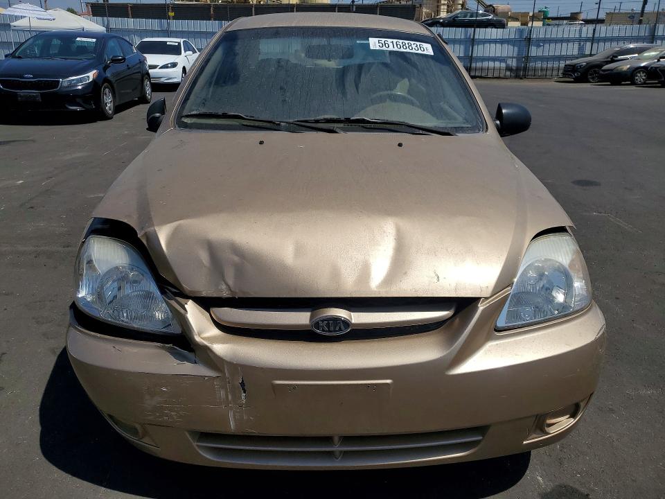 2005 Kia Rio მანქანა იყიდება აუქციონზე, vin: KNADC125556399027, აუქციონის ნომერი: 56168836