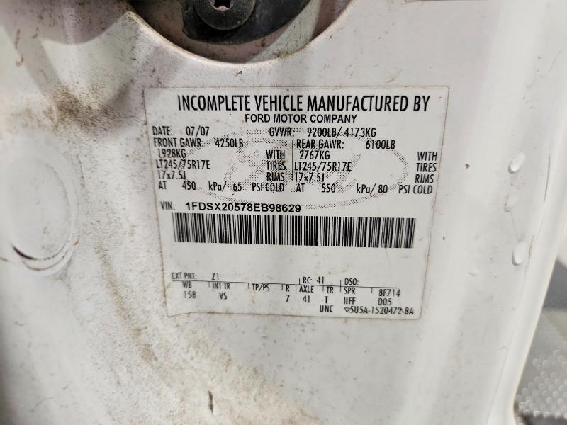 Продажа на аукционе авто 2008 Ford F250, vin: 1FDSX20578EB98629, номер лота: 55352826