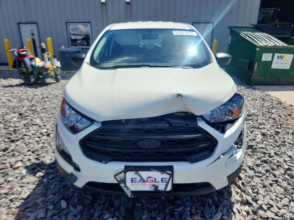 2022 Ford Ecosport მანქანა იყიდება აუქციონზე, vin: MAJ6S3FL8NC469579, აუქციონის ნომერი: 56951016