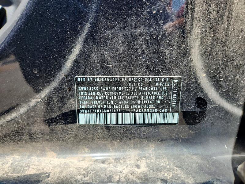 Aukcja sprzedaży 2016 Volkswagen Gti, vin: 3VW4T7AUXGM061976, numer aukcji: 55844666