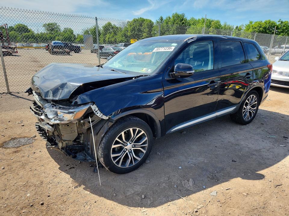 55771236 :رقم المزاد ، JA4AD3A30HZ031835 vin ، 2017 Mitsubishi Outlander مزاد بيع
